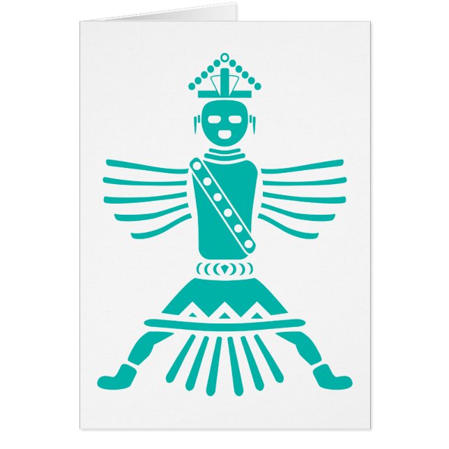 åskfågel v2 hälsningskort (Framsidan)