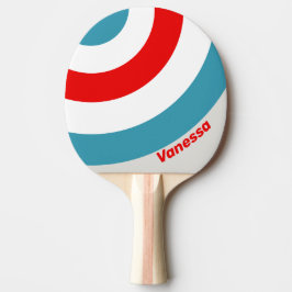 Åskfågelcirkelsnurr med namn pingisracket