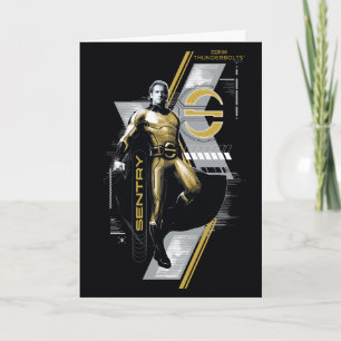 Åskknallar*   Sentry Karaktärsgrafik Kort