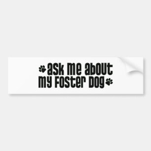 askmeaboutmyfosterdog bildekal