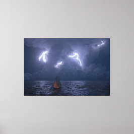 Åskmoln (Natt) Canvastryck