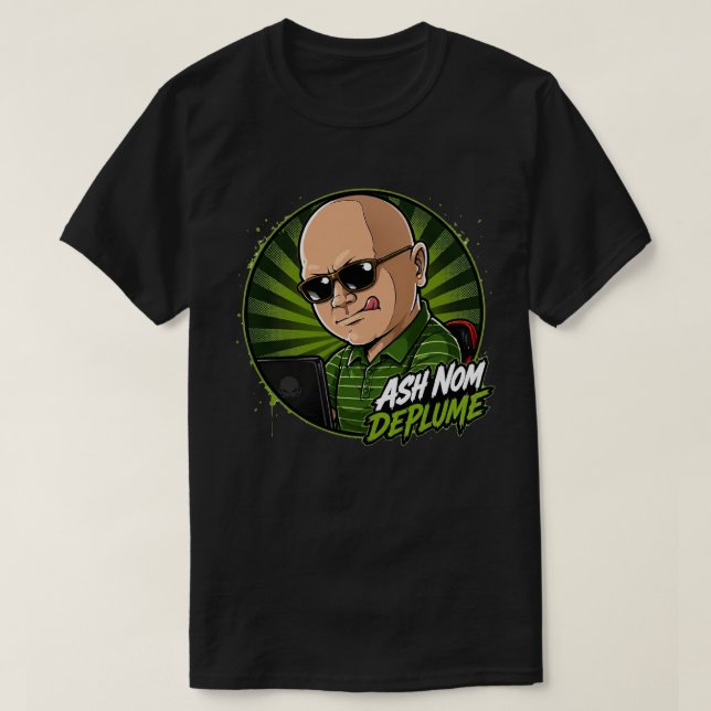 Asknom DePlume Mörk T Shirt (Design framsida)