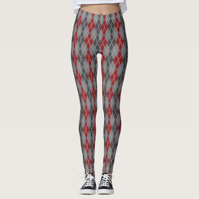 Askor och glöd Argyle Leggings (Framsida)
