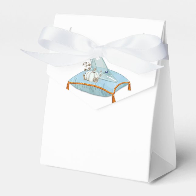 Askungen Glas Sko Elegant Bröllopsdusch Presentaskar (Framsidan Sidan)