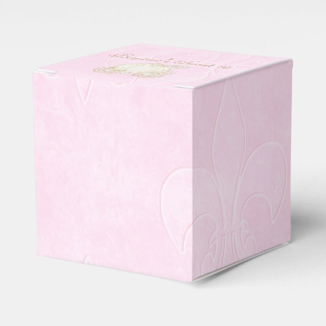 Askungen Guld Kärr Pink Födelsedagspresent Förpack Presentaskar (Framsidan Sidan)