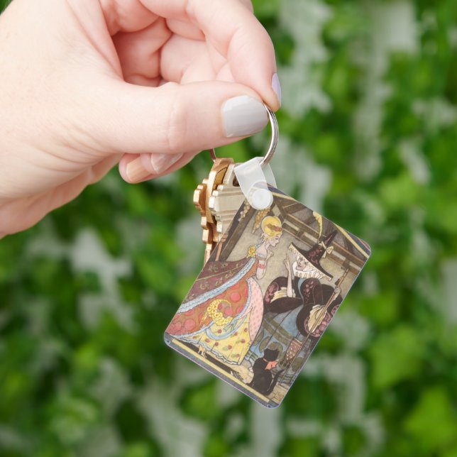 Askungen och Älvgudmor, Vintage saga Nyckelring (Hand)