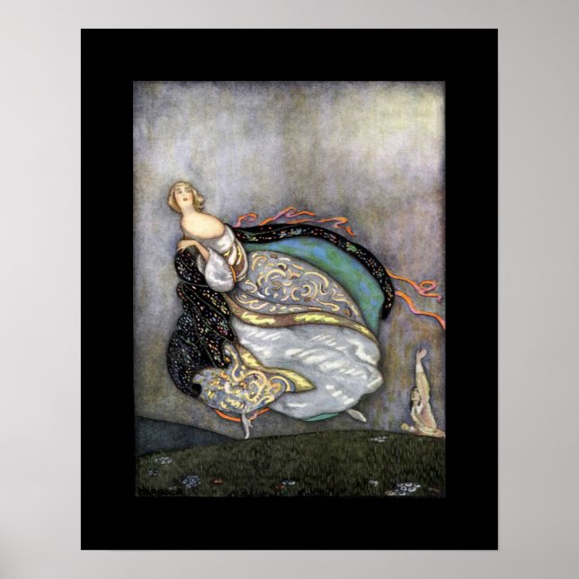 Askungen ~ Sagor ~ Sänghistoria ~ Klassiker Poster (Framsidan)