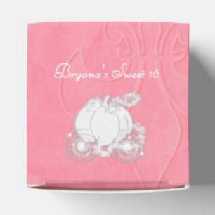 Askungen Silver Kärra Rosa Partygåvor Förpackninga Presentaskar