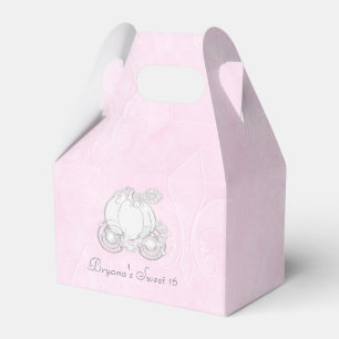 Askungen Silver vagn Rosa presentförpackningar Presentaskar