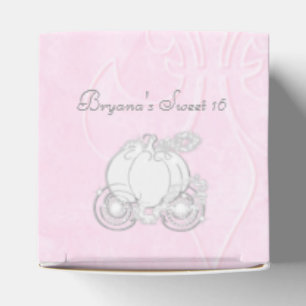Askungen Silver vagn Rosa presentförpackningar Presentaskar