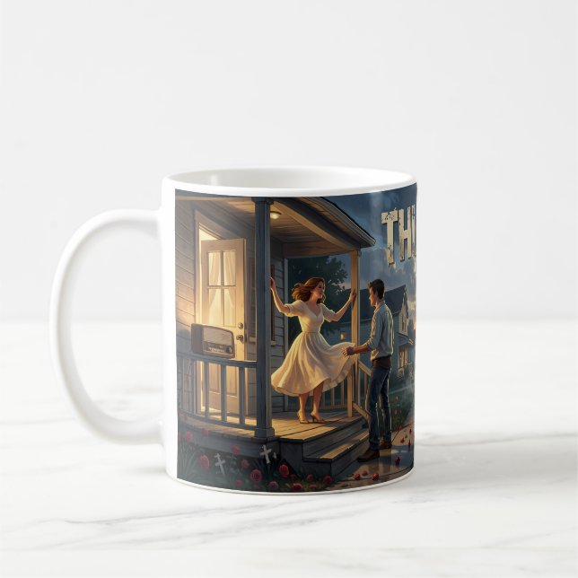 Åskvägens Romans vid Skymning Mug Kaffemugg (Vänster)