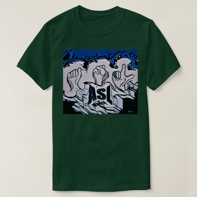 ASL 10 T SHIRT (Design framsida)