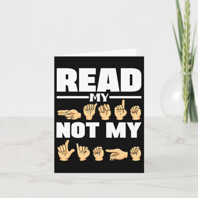 Asl alfabet amerikanskt teckenspråk Asl lärare Qu Kort (Framsida)