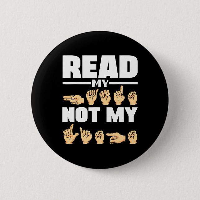 ASL Alphabet American Sjunga Language ASL Teacher  Knapp (Framsida)