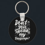 Asl Alphabet Dont You Speak My American Sing Langu Nyckelring<br><div class="desc">Asl Alphabet Dont You Speak My American Sing Language</div>