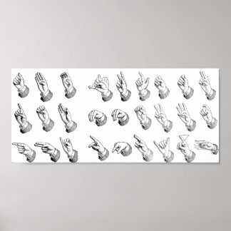 ASL Alphabet Poster