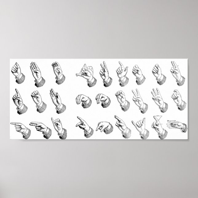 ASL Alphabet Poster (Framsidan)