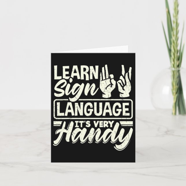 Asl Alphabet Teacher American Sjunga Language its  Kort (Framsida)