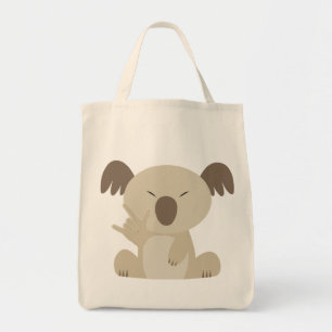 ASL älskar som jag dig, hänger lös koalaen Tygkasse