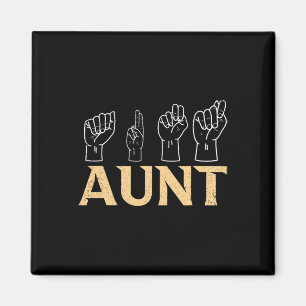 Asl American Sign Language Interpreter Dövet Aware Magnet