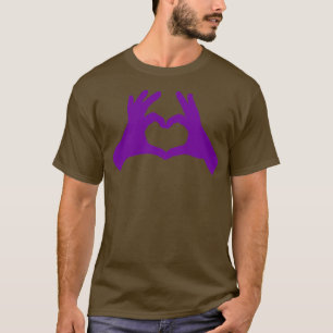 ASL American Sign Language Kärlek 4 T Shirt