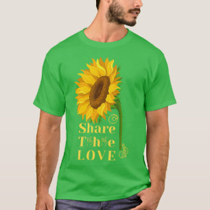 ASL Amerikansk solros Kärlek T Shirt