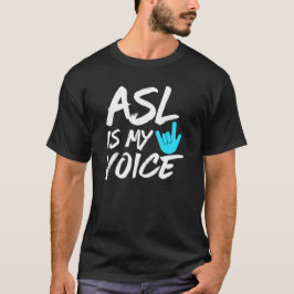 ASL är min röst - Dövets medvetenhet T Shirt