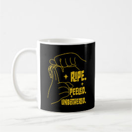 ASL Banan Design - Mogen, Skalad, Oberörd Kaffemugg