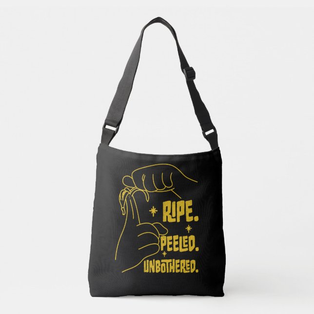 ASL Banana Design - Ripe, Peeled, Unbothered   Axelväska (Framsida)