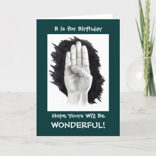 ASL BIRTHDAY CARD KORT