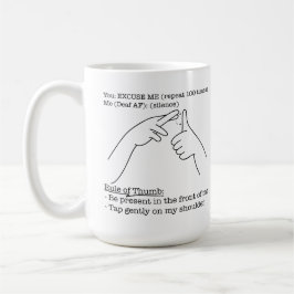 ASL Design - Rule of Thumb Kaffemugg