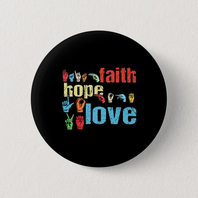 ASL Faith Hope Kärlek American Sign Language Chris Knapp (Framsida)