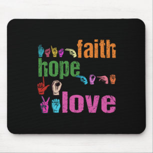 ASL Faith Hope Kärlek American Sign Language Chris Musmatta