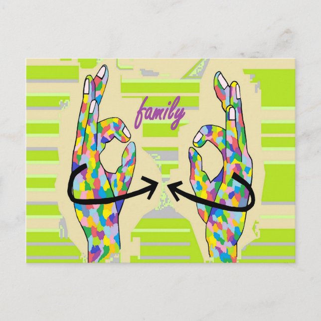 ASL FAMILY VYKORT (Framsida)