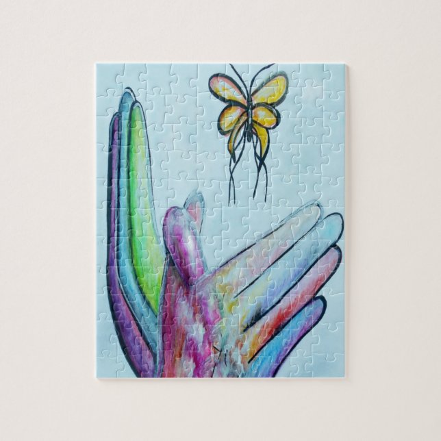 Asl-fjäril Pussel (Vertikal)