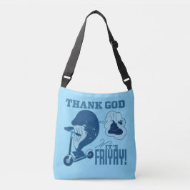 ASL fredagsdesign - Tack gode Gud det är Fredag! Axelväska