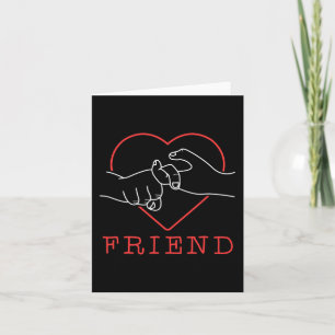 ASL Friend Cute Language Pride Döv Awareness 1 Kort