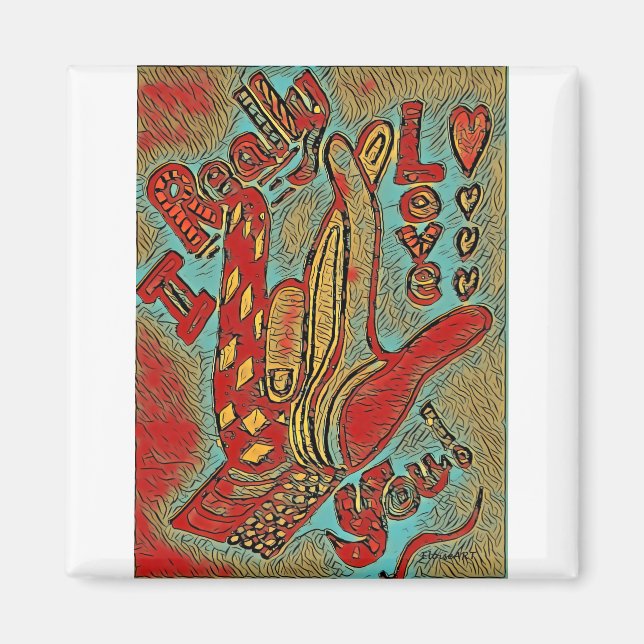 ASL Funky I VERKLIGEN You Magnet (Framsidan)