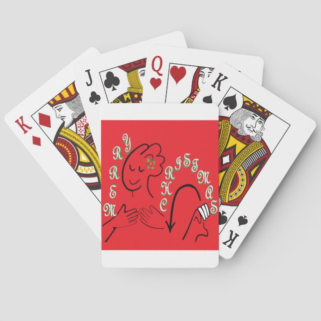 ASL GOD JUL SPEL KORT (Baksidan)