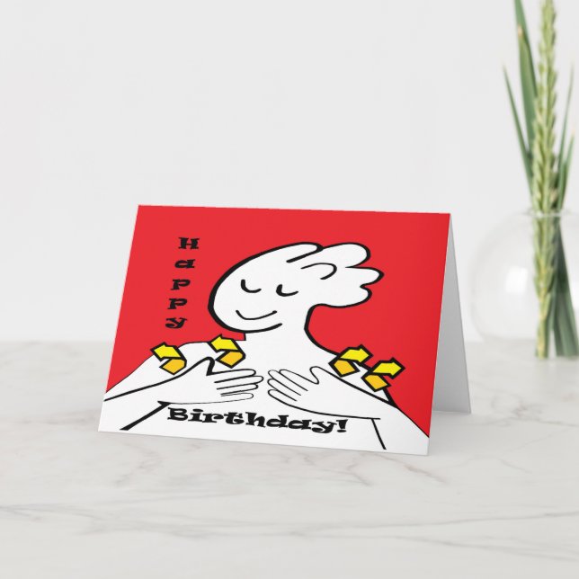 Asl-grattis på födelsedagen kort (Framsida)