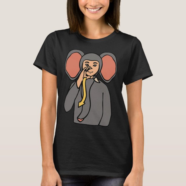 Asl Hand Gesture Döv Hearing Loss Awareness Boy T Shirt (Framsida)