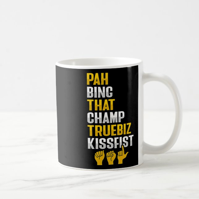 Asl Handgestikulering döv hörselnedsättning medvet Kaffemugg (Höger)
