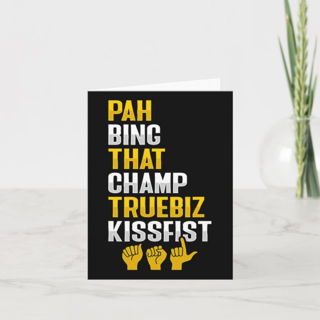 ASL Handgestikulering döv hörselnedsättning medvet Kort (Framsida)