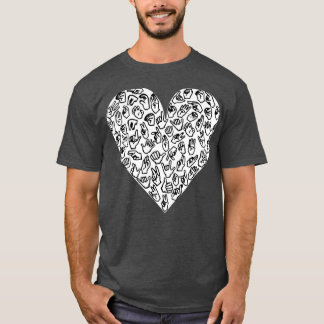 ASL Heart Händer T Shirt