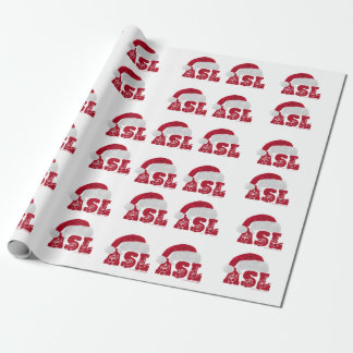 ASL HO HO HO HO HAT PRESENTPAPPER