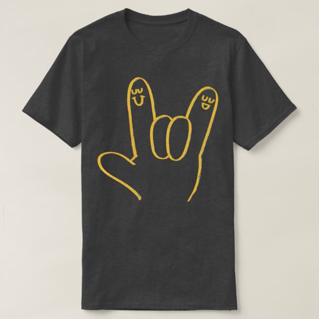 ASL I kärlek du 5 T Shirt (Design framsida)