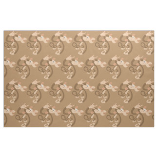 ASL I Kärlek You Monkey Patterned Fabric Tyg