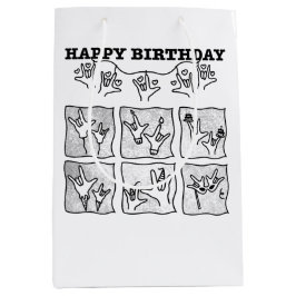 ASL ILY Besatthet - Grattis på födelsedagen!