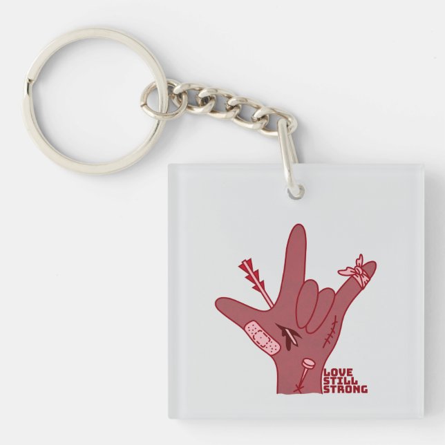 ASL ILY Design - Kärlek Sårad Men Fortfarande Star (Framsidan)