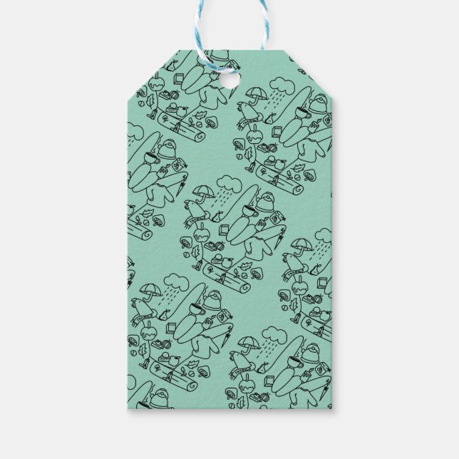 ASL ILY Thanks – Autumn Vibes  Presentetikett (Framsidan)